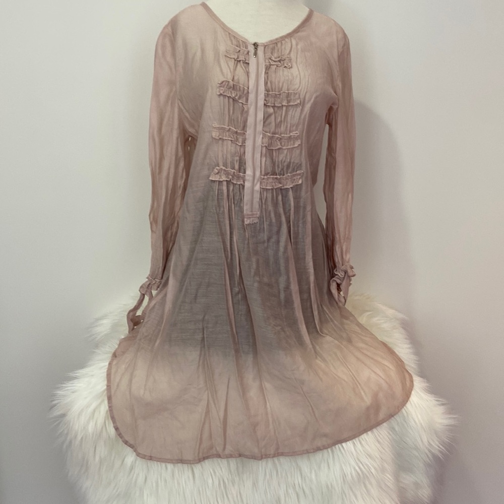 Monoreno light pink tunic